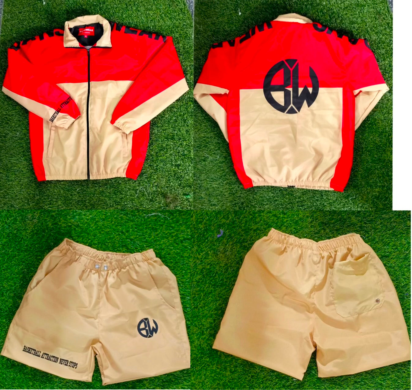 Windbreaker Shorts Set